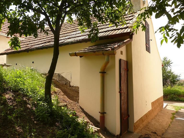 Fasáda sklípku - zadní pohled